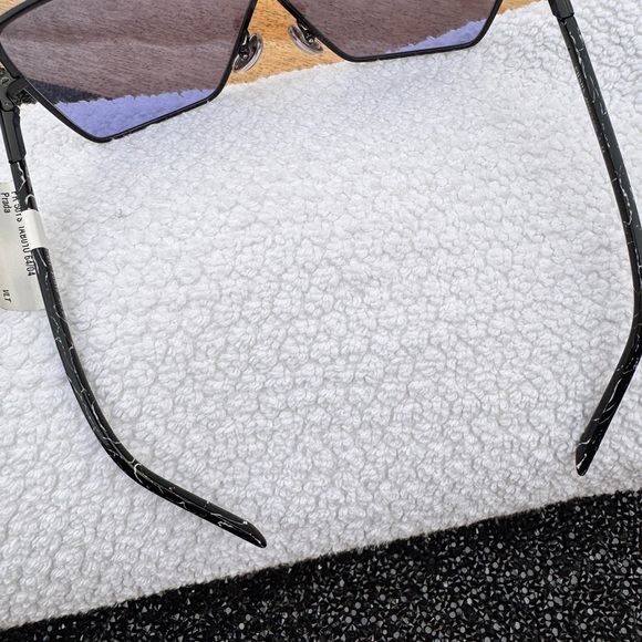 Prada Black and Blue Geometric Sunglasses - Picture 17 of 17